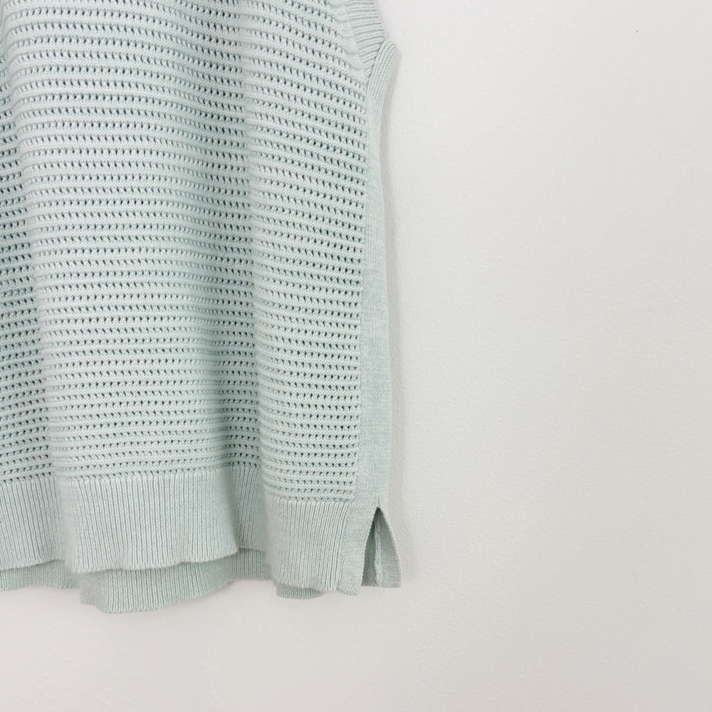 Ann Taylor Light Green Sleeveless Sweater - Picture 6 of 15